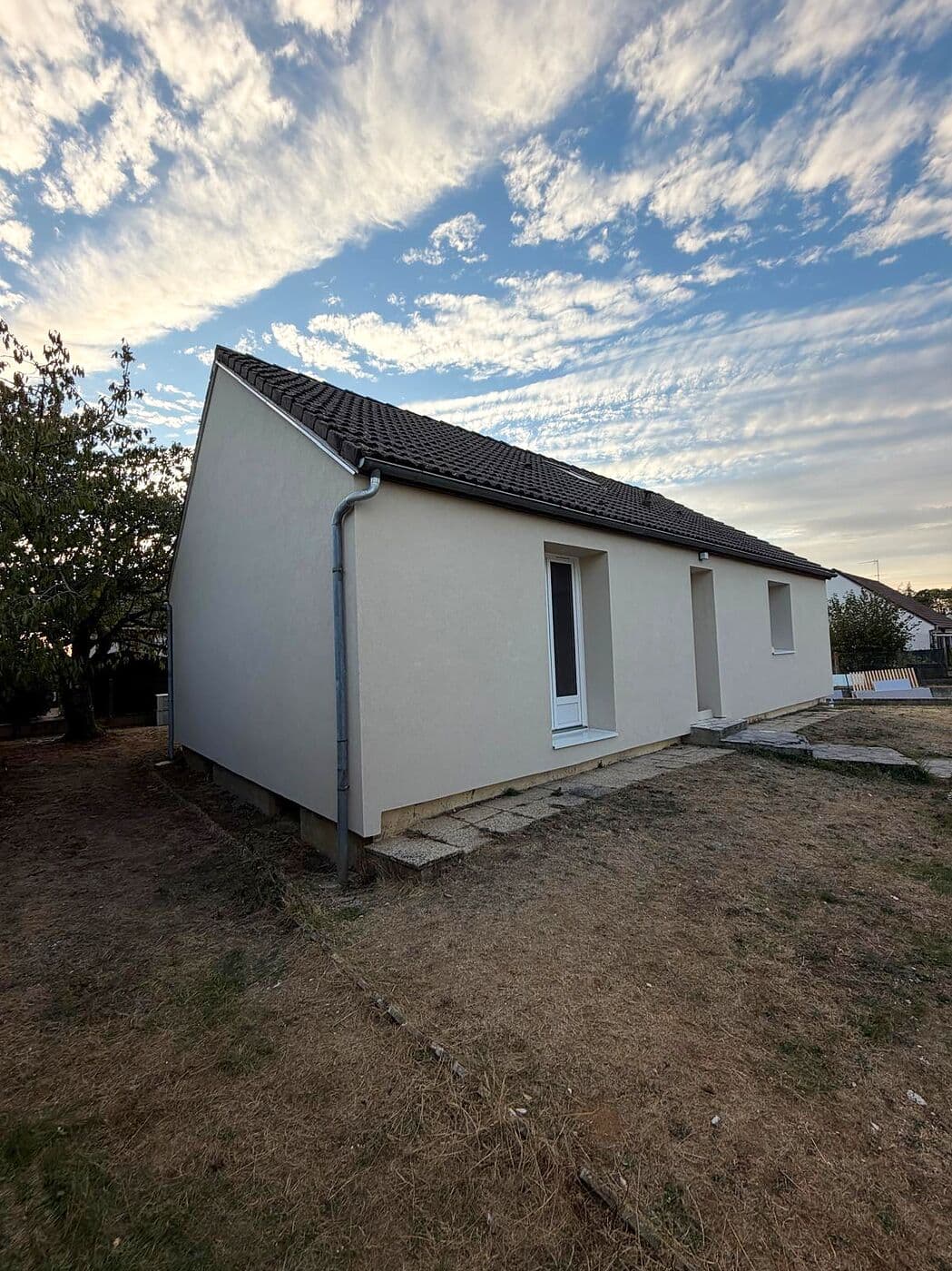 Isolation · Liancourt (60) : Façade isolée et enduite